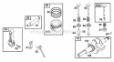 Piston Grp Crank Diagram and Parts List for 194412-0112-99  Briggs and Stratton Engine